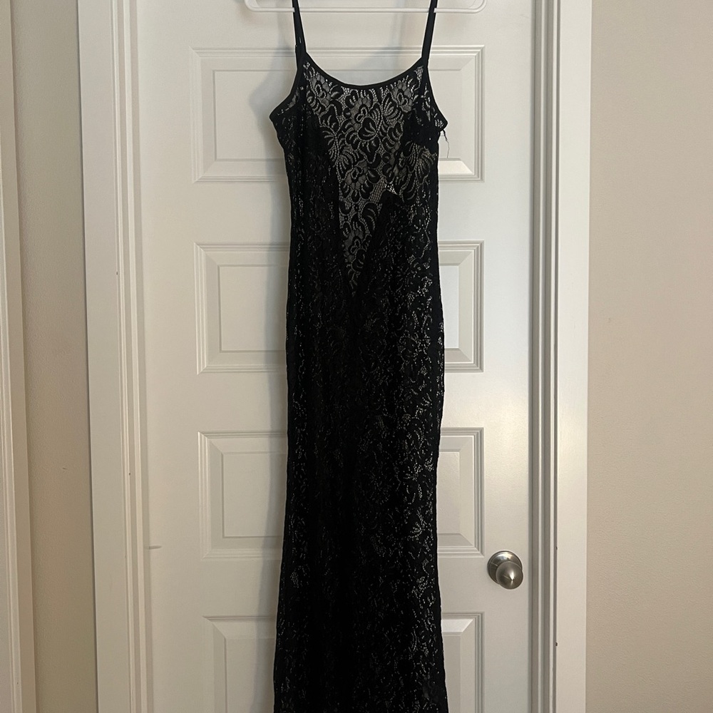 Peppermayo Black Lace Dress